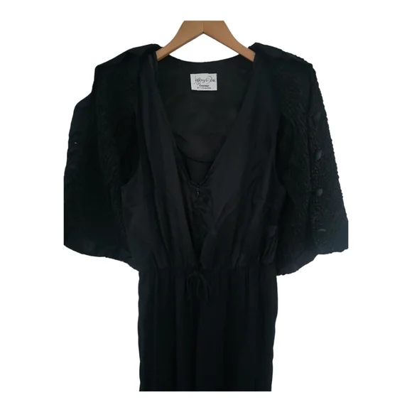Vintage 80's Jeffrey & Dara Eveningwear By Tom Barra Jumpsuit 1 Piece SZ 8 / M